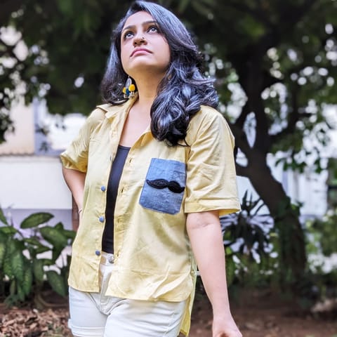 Juhi Malhotra - Lemon Moustache Shirt