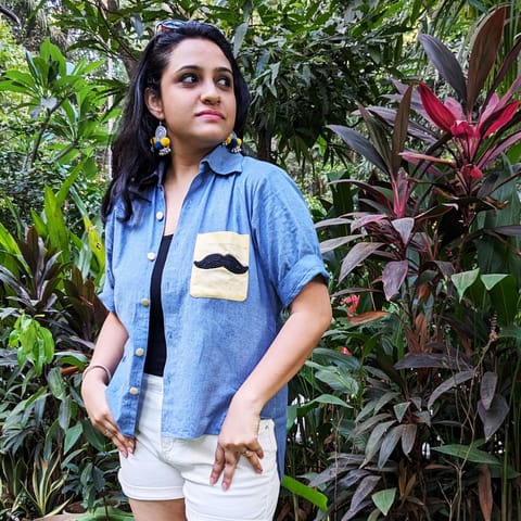 Juhi Malhotra - Cool Moustache Shirt