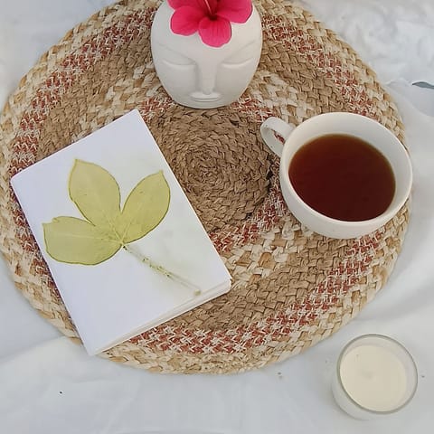 Eco-printed Handmade Journal - Fallen Leaf