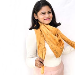 Radiant Yellow Silk Square Scarf