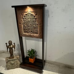 Khoj Crafts - Stone Jali pedestal  : Ruhana 3