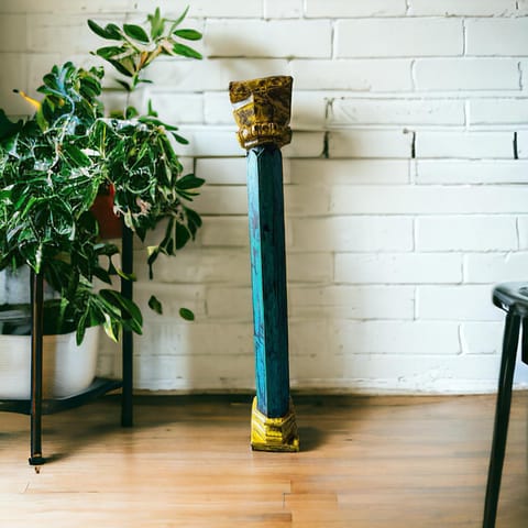 Khoj Crafts - Carved pillar : Stambh 2