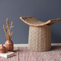 Opaque Studio-Garden Rose Cane Ottoman