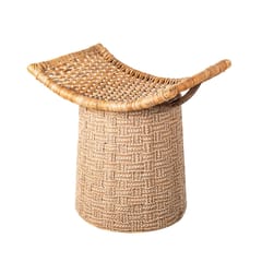 Opaque Studio-Garden Rose Cane Ottoman