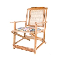 Opaque Studio-Egret Cane Armchair