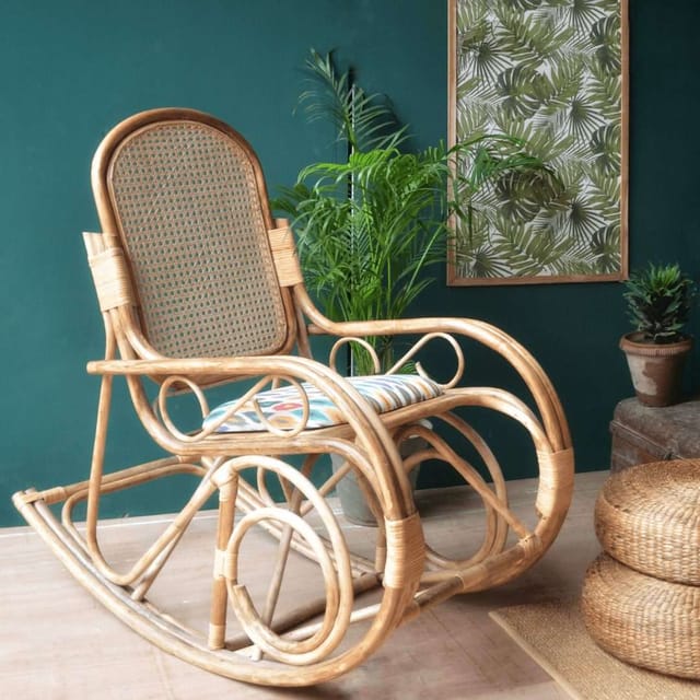 Opaque Studio-Thonet Bamboo Rocking Chair