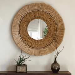 Opaque Studio-Boheme Jute Moonjh Grass Mirror