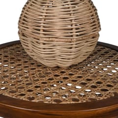 Opaque Studio-Satoi Teak Cane Pendant Lamp