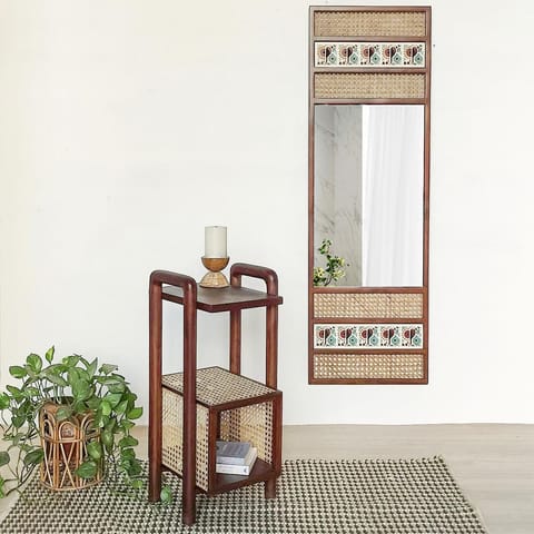 Opaque Studio-Nexus Teak Wood End Table