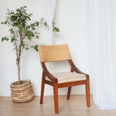 Opaque Studio-Mongar Cane Teak Wood Chair