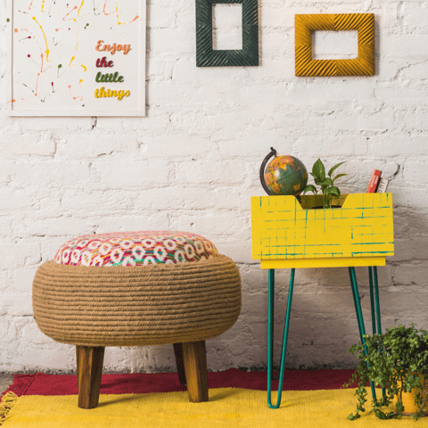 Opaque Studio-Crescent Ottoman