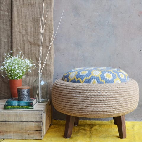 Opaque Studio-Gardenia Ottoman