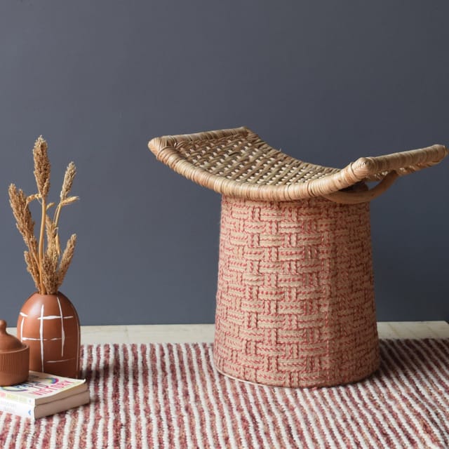 Opaque Studio-Hibiscus Ottoman