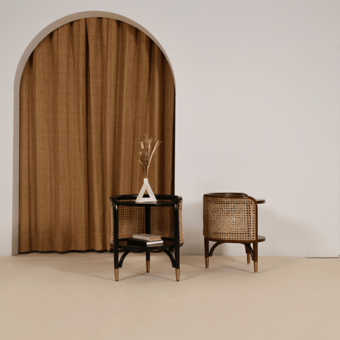 Opaque Studio-Anson Rattan Table