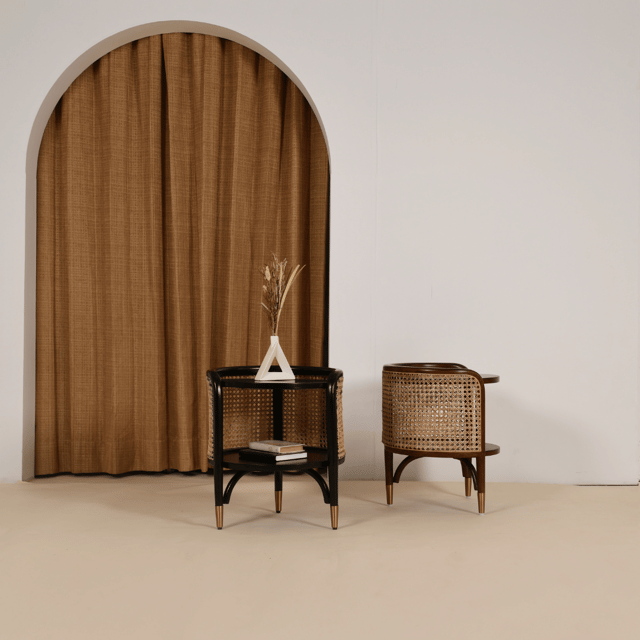 Opaque Studio-Anson Rattan Table