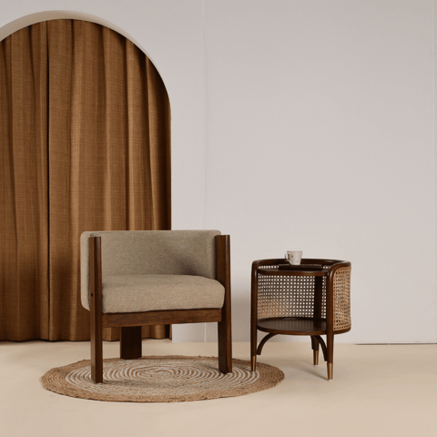 Opaque Studio-Monolo Teakwood Armchair
