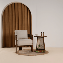 Opaque Studio-Aloa Teakwood Armchair