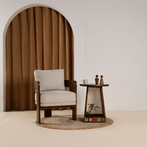 Opaque Studio-Aloa Teakwood Armchair