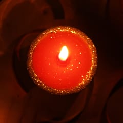 Craftlipi - Terracotta Clay Designer "DOMATIC CYLINDER" Perfumed Candle / Reusable Candle Holder - Set of 4