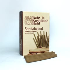 Craftlipi - Sandalwood / Chandan Incense Sticks : 900 gram (12 packs x 75 gm)