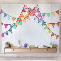 UMW - Upcycled Rainbow Banner Bunting
