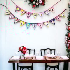 UMW - "Happy Anniversary" Upcycled Fabric Bunting