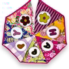 UMW - "Happy Anniversary" Upcycled Fabric Bunting
