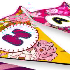 UMW - "Happy Anniversary" Upcycled Fabric Bunting