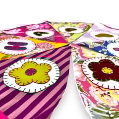 UMW - "Happy Anniversary" Upcycled Fabric Bunting