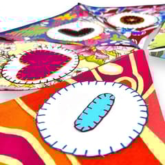 UMW - "I Love You" Upcycled Fabric Bunting