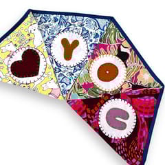 UMW - "I Love You" Upcycled Fabric Bunting