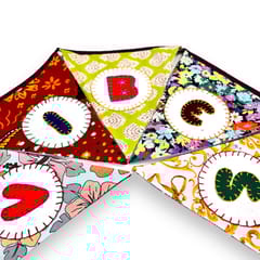 UMW - "Good Vibes" Upcycled Fabric Bunting