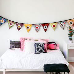UMW - "Good Vibes" Upcycled Fabric Bunting