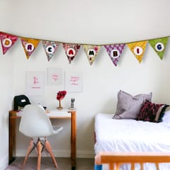 UMW - "Dream Big" Upcycled Fabric Bunting