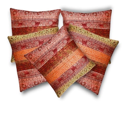 UMW - Ecolux Patchwork Cushion Covers (100% Silk)
