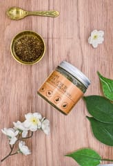 UMW - Eco Diwali Gift Box 1 | Upcycled Flower Toran | Soy Candle Jar | Dates Jar with Filling | Coffee & Orange Body Scrub