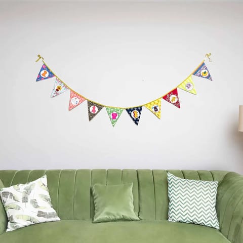 UMW - Upcycled Animal Banner Bunting