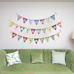 UMW - Upcycled Happy Birthday Triangle Flag Bunting/Banner