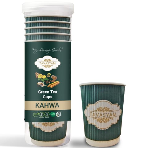 Tavasyam - Orgaic Green Pre Filled Tea Cups - Kahwa