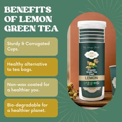 Tavasyam - Orgaic Green Tea Cups - Lemon