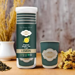 Tavasyam - Orgaic Green Tea Cups - Lemon