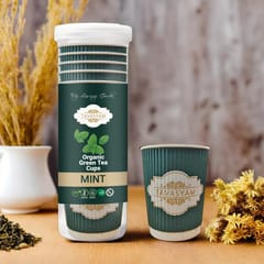 Tavasyam - Orgaic Green Tea Cups - Mint