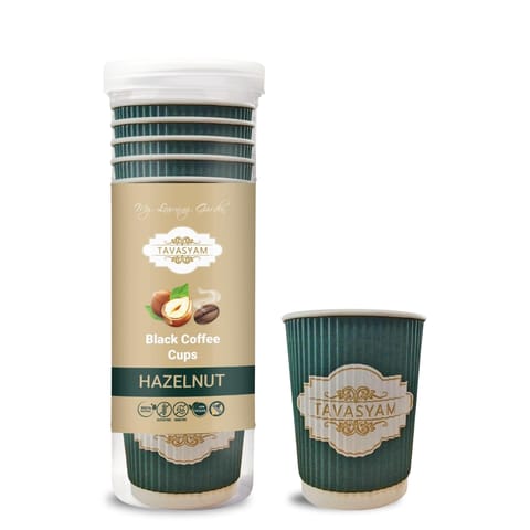 Tavasyam - Black Coffee Cups - Hazelnut