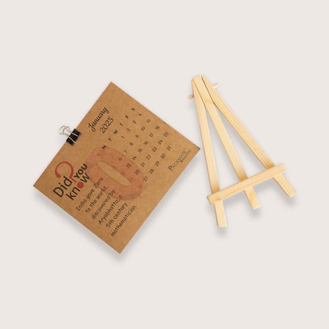Packmate -  Calendar 2025  (Pack of 2)  Made From 100% Recycled Paper