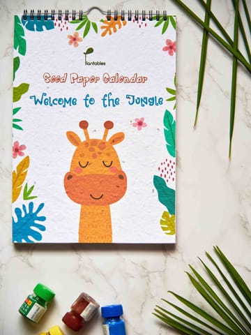 Welcome to the Jungle | A Kids Wall Calendar for 2025