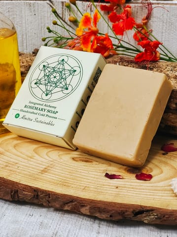Almitra Sustainables-Rosemary Handmade Cold Processed Soap
