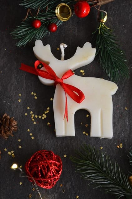 Divina Flos - Flat Reindeer Candles
