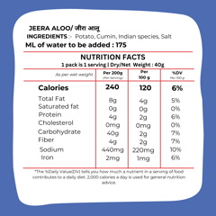DryM Foods - Jeera Aloo