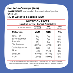 DryM Foods - Jain Dal Tadka