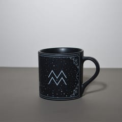 Almiro Tree Ceramic Coffee Mug, Sunsign Theme for Hot & Cold Coffee & Tea Mug, Aquarius, 350ML